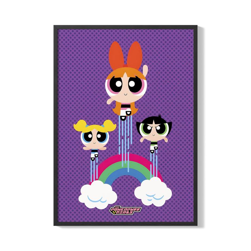 CREANGO - CUADRO POSTER LAS CHICAS SUPER PODEROSAS 33X43 DISEÑO 2