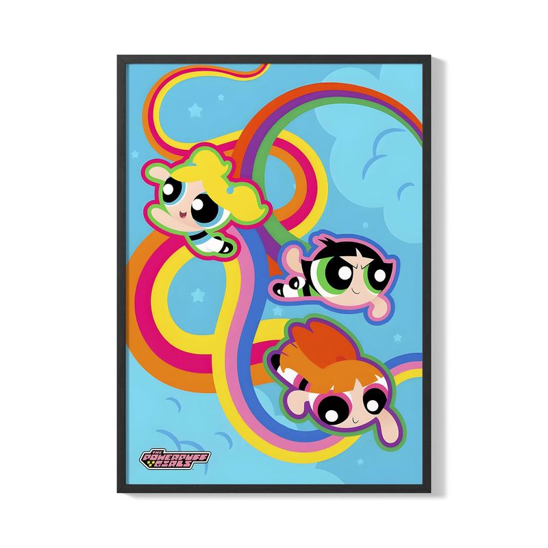 CREANGO - CUADRO POSTER LAS CHICAS SUPER PODEROSAS 33X43 DISEÑO 3