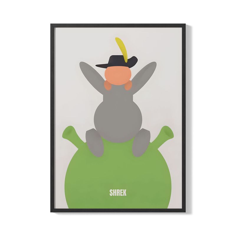 CREANGO - CUADRO POSTER SHREK 33X43 DISEÑO 2