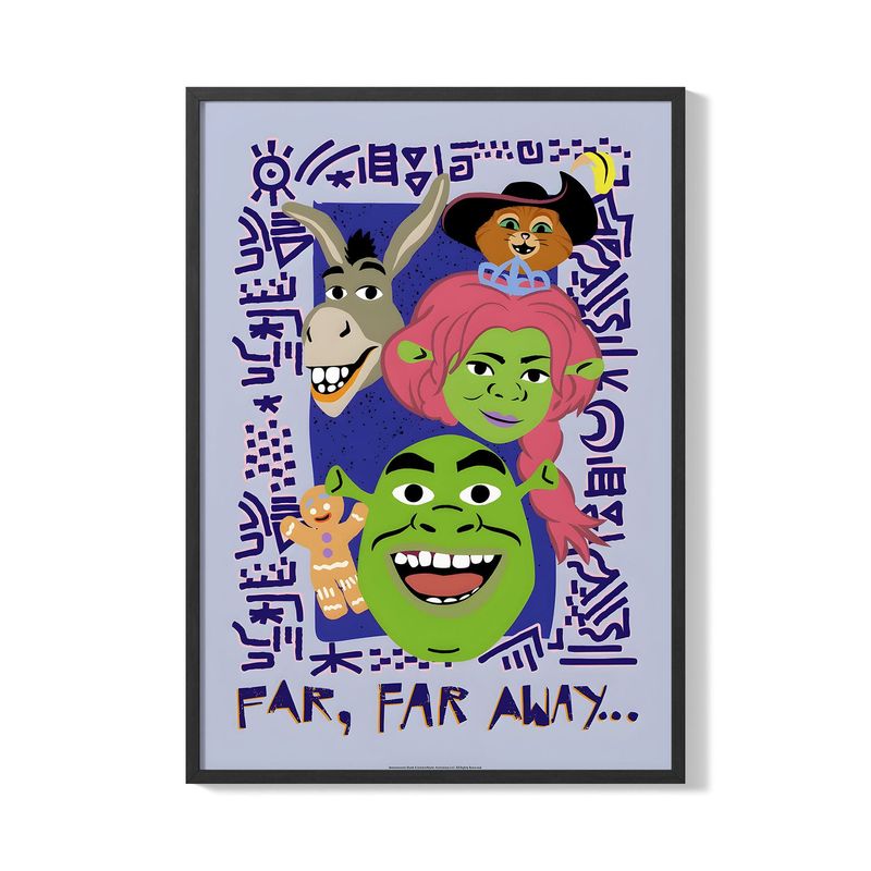 CREANGO - CUADRO POSTER SHREK 33X43 DISEÑO 3