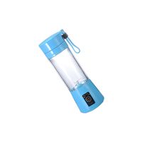 Batidora Licuadora Juguera Portátil USB Recargable 400 ML Celeste