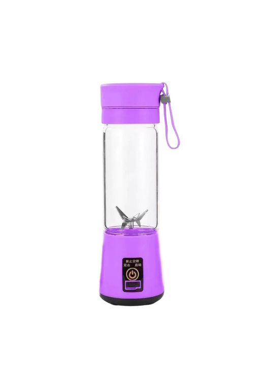 Batidora Licuadora Juguera Portátil USB Recargable 400 ML Violeta