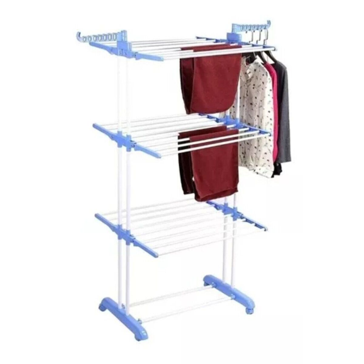 GENERICO - Tendedero Organozador Colgador De Ropa 6 Alas