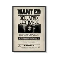 CREANGO - CUADRO POSTER HARRY POTTER BELATRIX LENTRANGE 33X43