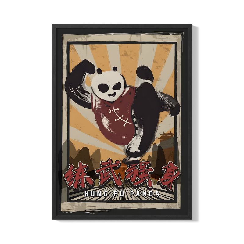 CREANGO - CUADRO POSTER KUNG FU PANDA PO 33X43 DISEÑO 1