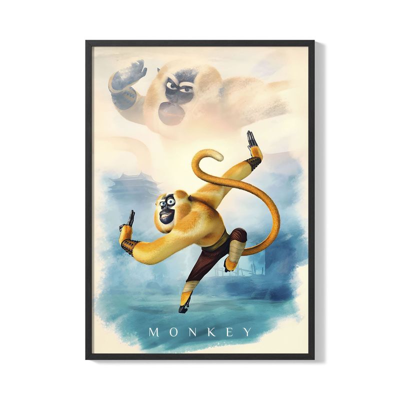 CREANGO - CUADRO POSTER KUNG FU PANDA MONO 33X43