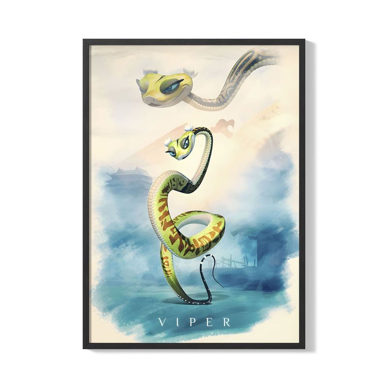 CREANGO - CUADRO POSTER KUNG FU PANDA PO 33X43 DISEÑO 2