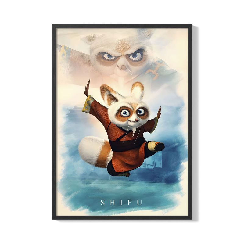CREANGO - CUADRO POSTER KUNG FU PANDA SHIFU 33X43