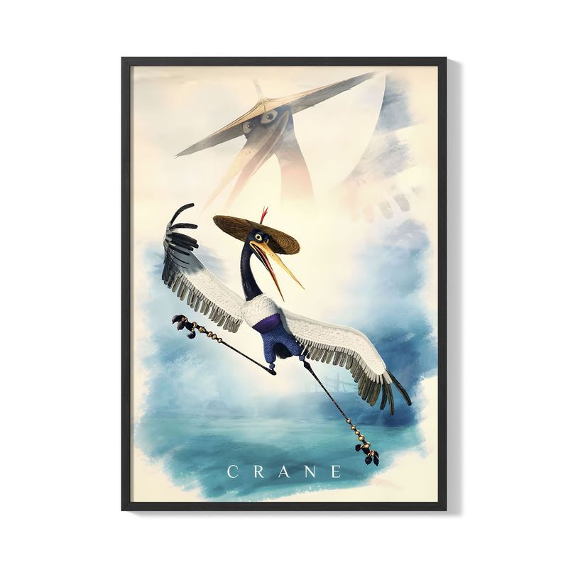 CREANGO - CUADRO POSTER KUNG FU PANDA GRULLA 33X43
