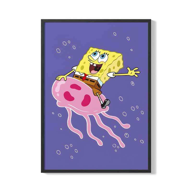 CREANGO - CUADRO POSTER BOB ESPONJA 33X43 DISEÑO 2