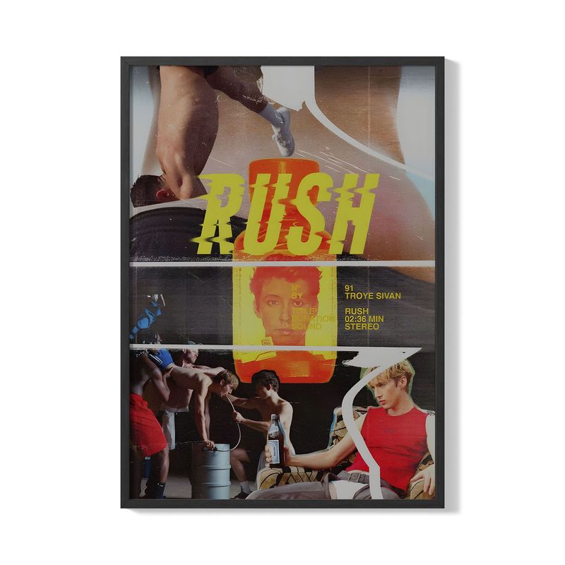 CREANGO - CUADRO POSTER RUSH TROYE SIVAN 33X43