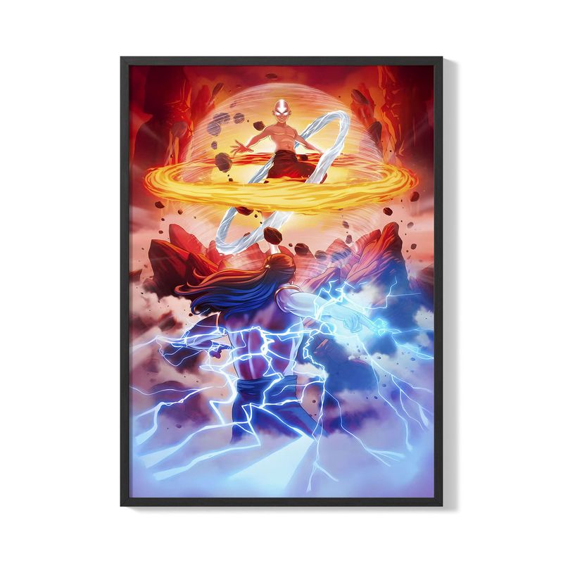 CREANGO - CUADRO POSTER AVATAR AANG TODOS LOS ESTILOS 33X43