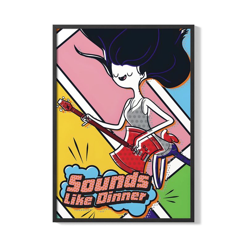 CREANGO - CUADRO POSTER HORA DE AVENTURA MARCELINE 33X43