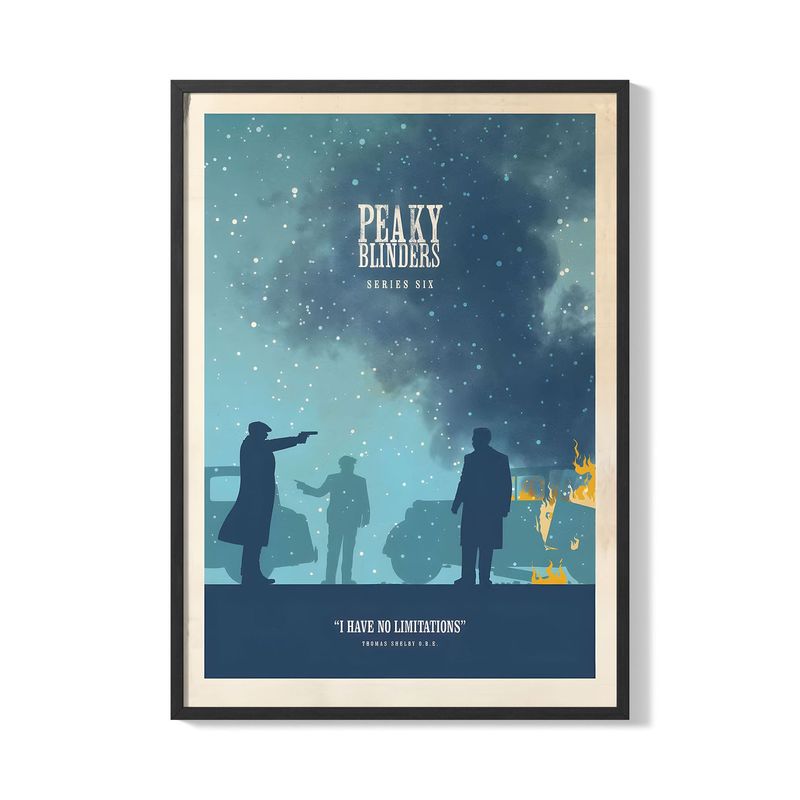 CREANGO - CUADRO POSTER PEAKY BLINDERS 33X43 DISEÑO 1