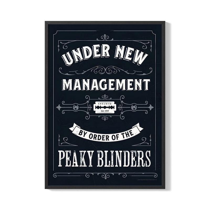 CREANGO - CUADRO POSTER PEAKY BLINDERS 33X43 DISEÑO 4