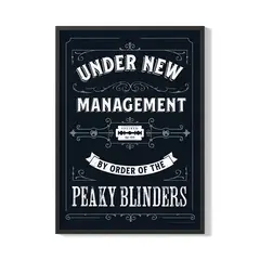 CREANGO - CUADRO POSTER PEAKY BLINDERS 33X43 DISEÑO 4
