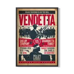 CREANGO - CUADRO POSTER PEAKY BLINDERS 33X43 DISEÑO 5