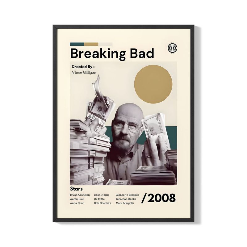 CREANGO - CUADRO POSTER BREAKING BAD 33X43