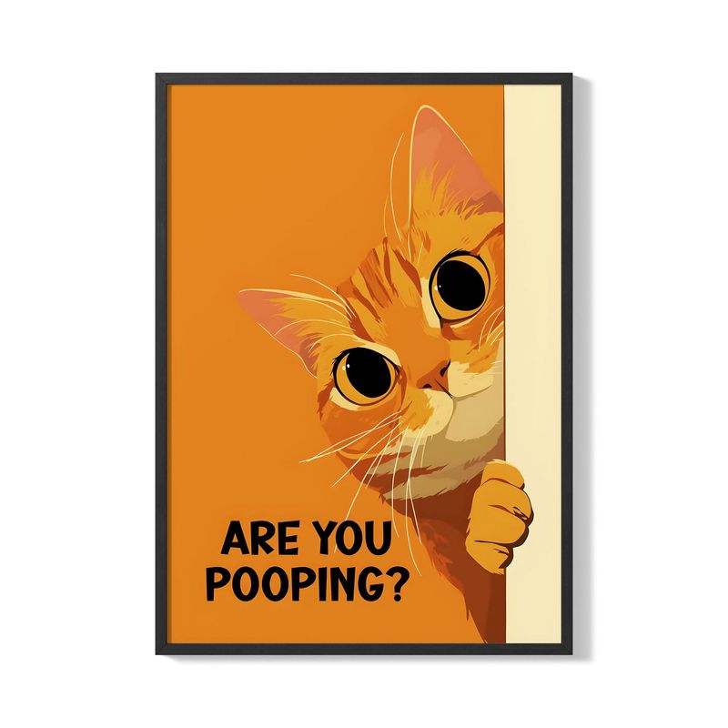 CREANGO - CUADRO POSTER GATO YOU ARE POOPING 33X43