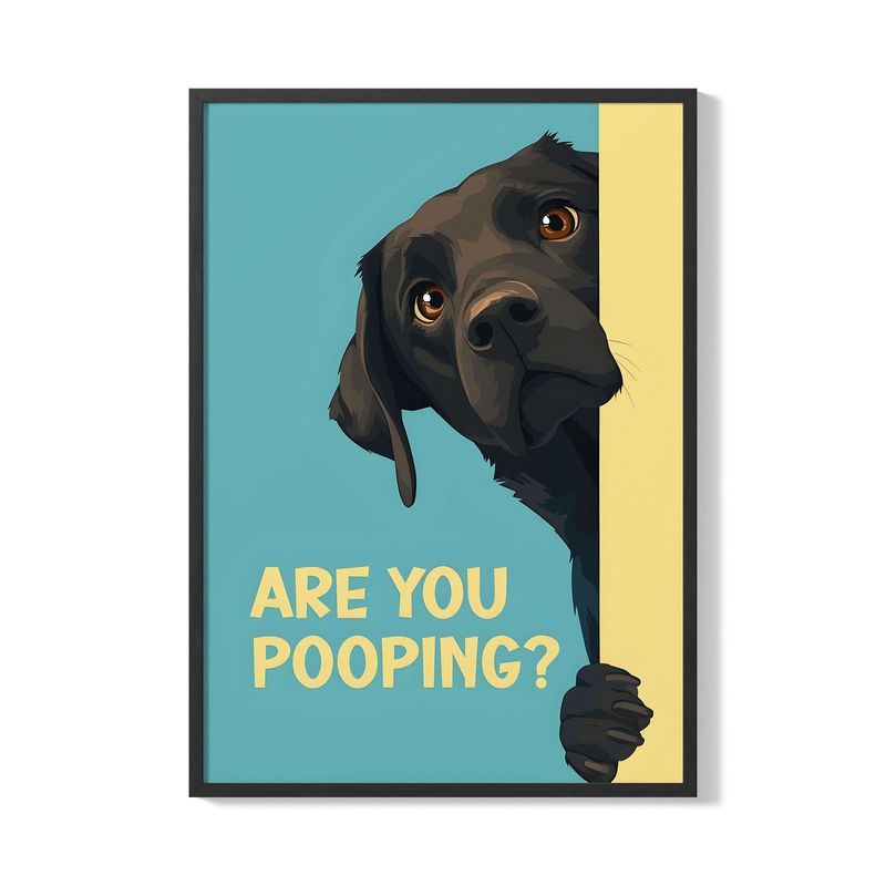 CREANGO - CUADRO POSTER PERRO YOU ARE POOPING 33X43