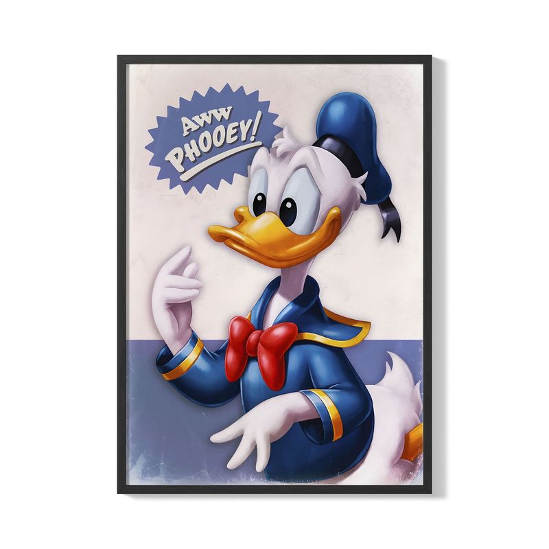 CREANGO - CUADRO POSTER EL PATO DONALD 33X43 DISEÑO 2