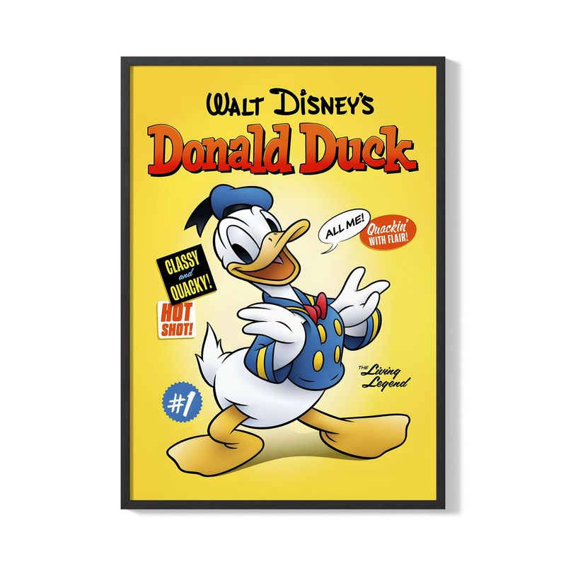 CREANGO - CUADRO POSTER EL PATO DONALD 33X43 DISEÑO 3