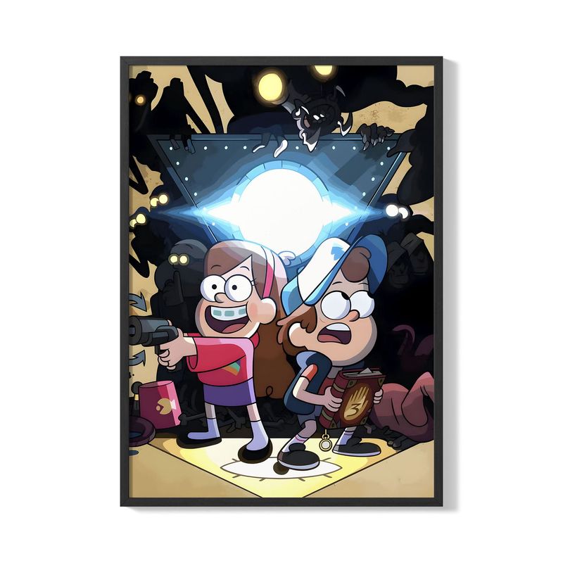 CREANGO - CUADRO POSTER GRAVITY FALLS MABEL Y DIPPER 33X43