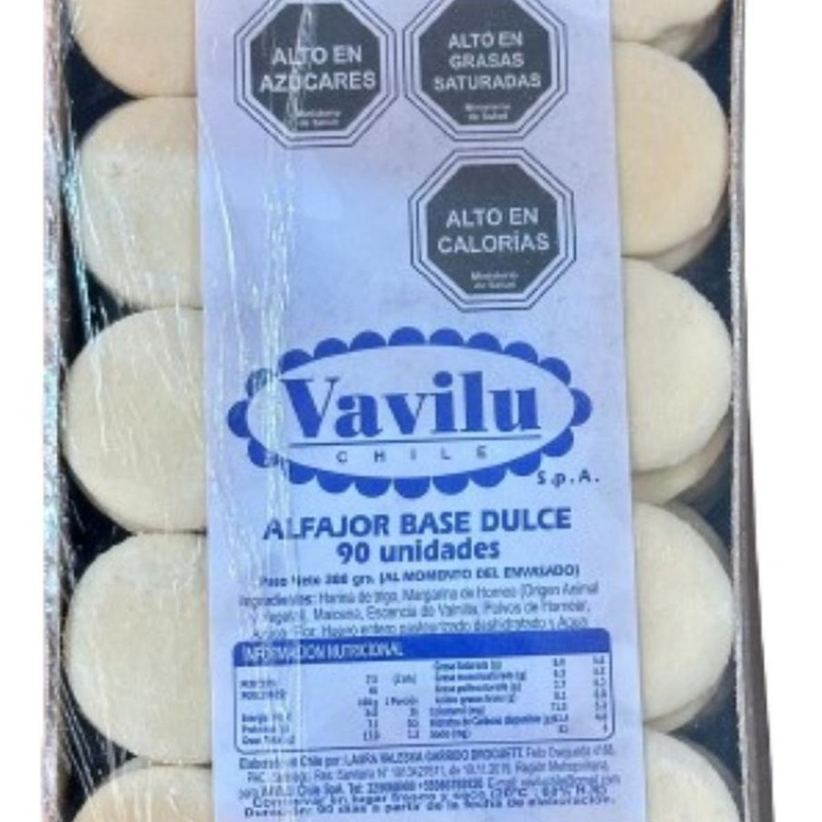 GENERICO - Galletas Tapas De Mini Alfajor Coctail Maicena Vavilu 90un