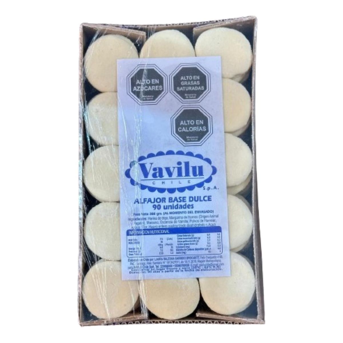 GENERICO - Galletas Tapas De Mini Alfajor Coctail Maicena Vavilu 90un