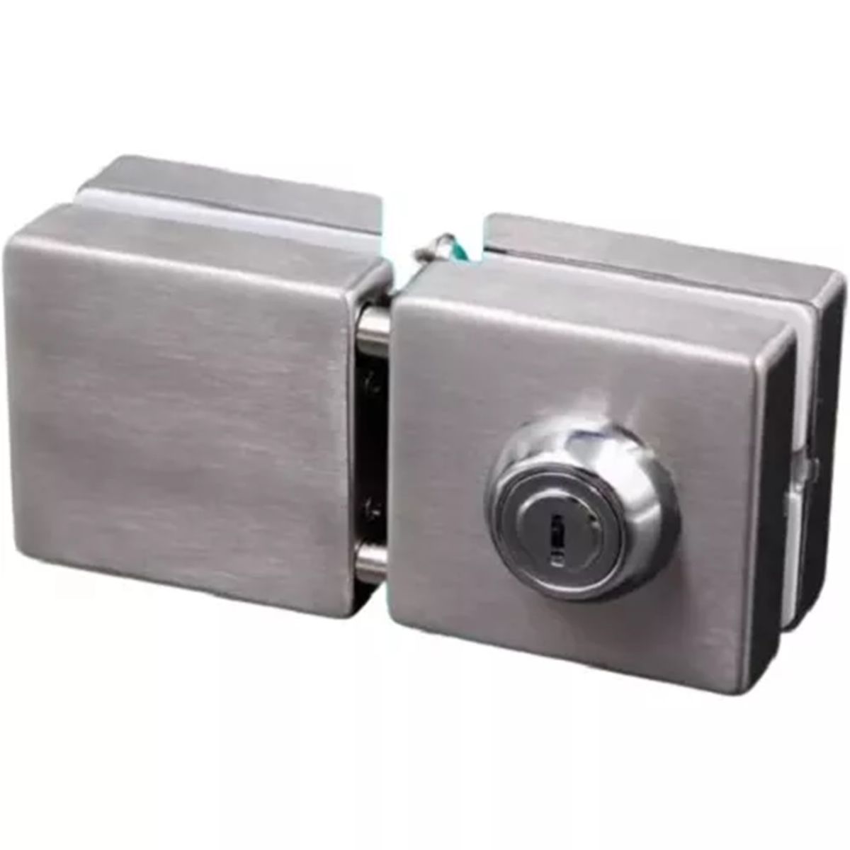 GENERICO - Cerradura Puerta Vidrio Llave y Pestillo De 8 A 12mm