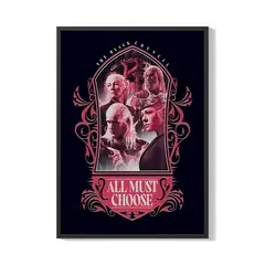 CREANGO - CUADRO POSTER LA CASA DEL DRAGON CONSEJO NEGRO 33X43