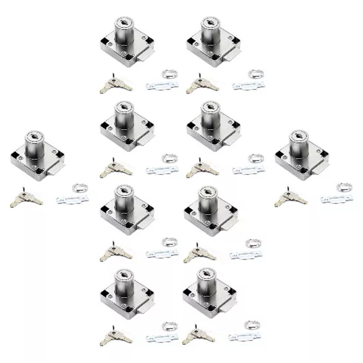 GENERICO - Cerradura  Cajón Tipo Auto Cierre Para Muebles