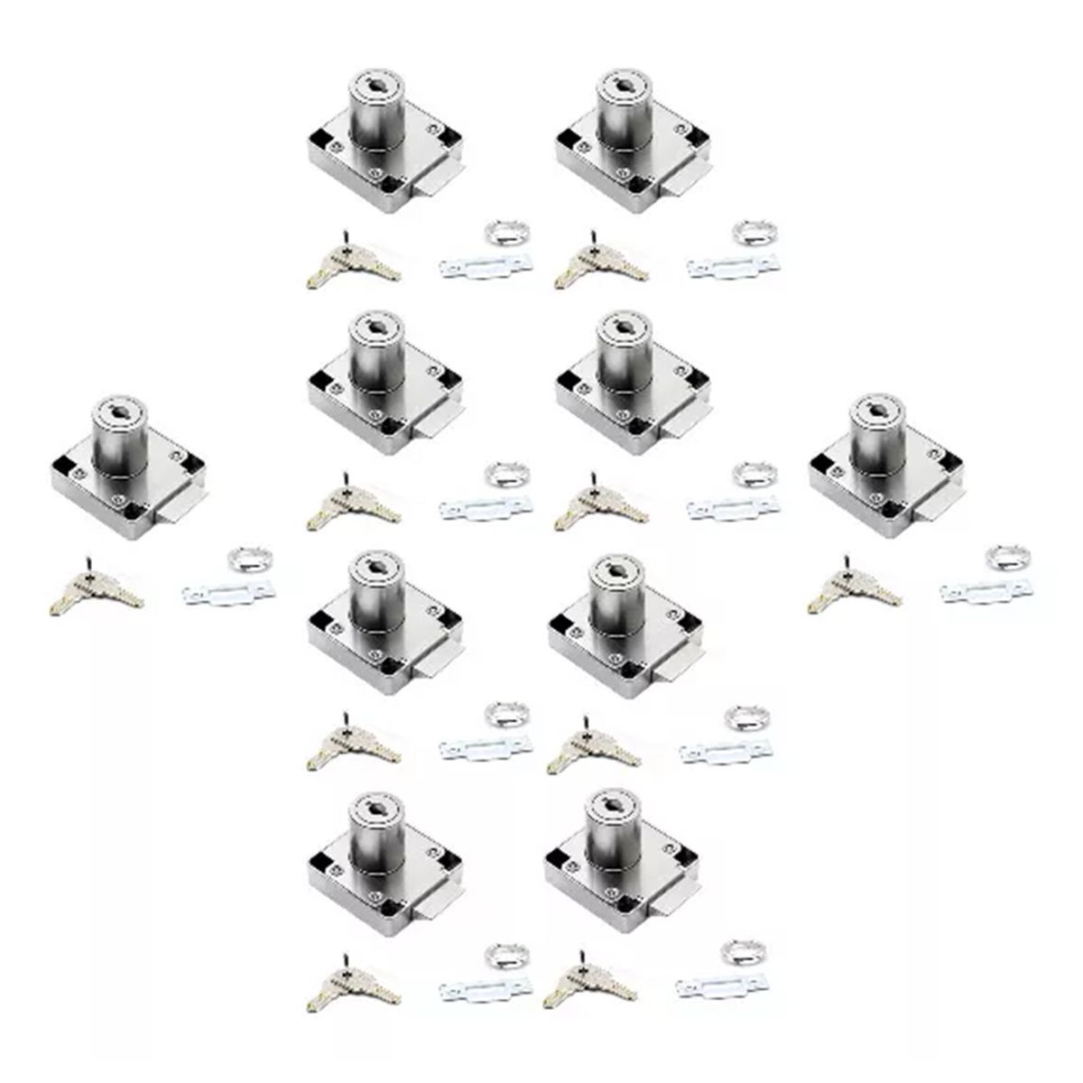 GENERICO - Cerradura  Cajón Tipo Auto Cierre Para Muebles