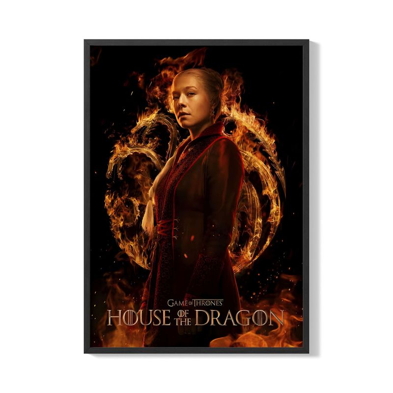 CREANGO - CUADRO POSTER LA CASA DEL DRAGON RHAENYRA 33X43