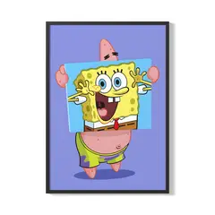 CREANGO - CUADRO POSTER BOB ESPONJA PATRICIO Y BOB 33X43
