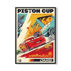 CREANGO - CUADRO POSTER CARS RAYO MCQUEEN 33X43