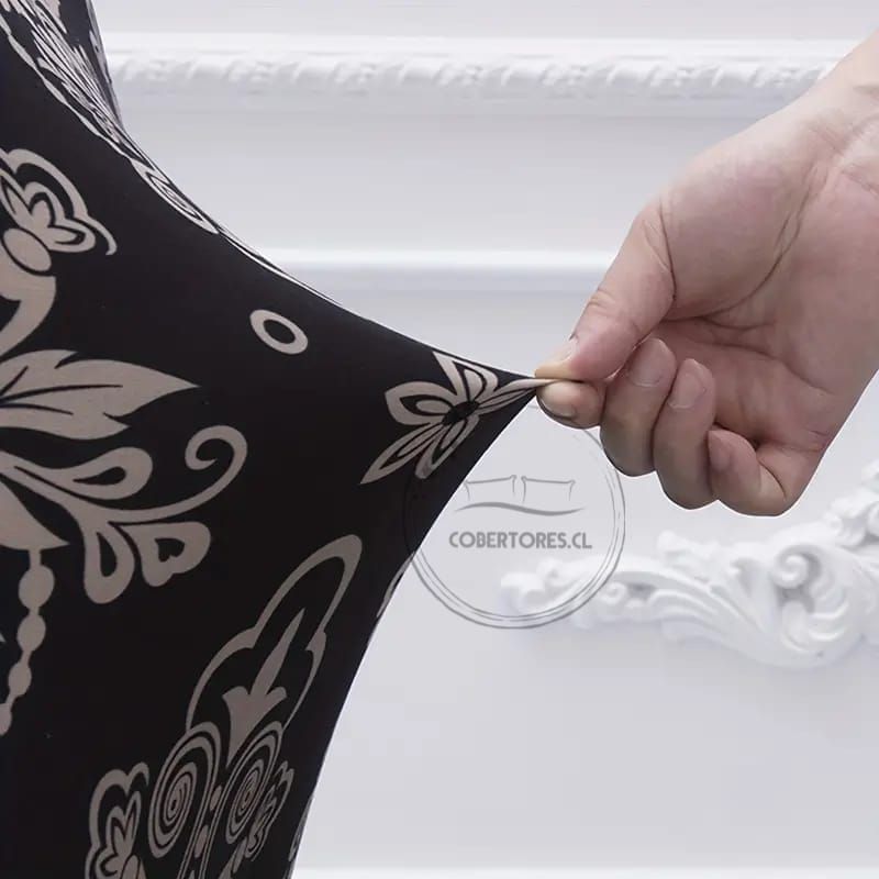 GENERICO - SET FUNDA DE SILLA ROSADO 6 UNIDADES