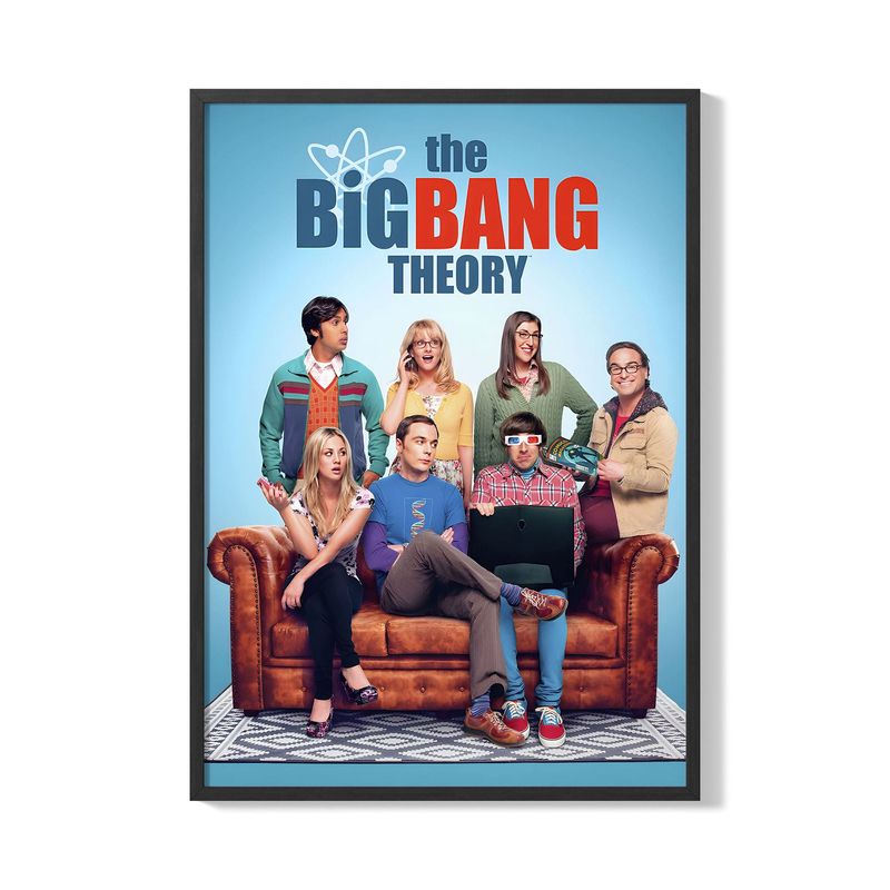 CREANGO - CUADRO POSTER THE BIG BANG THEORY 33X43 DISEÑO 2