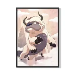 CREANGO - CUADRO POSTER AVATAR AANG APPA BISONTE 33X43
