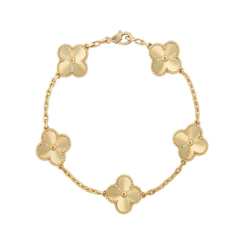 AMBAR - Pulsera Clover Corte Laser Trébol Dorado