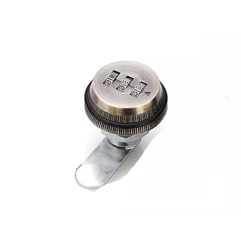 GENERICO - Cerradura Para Mueble Lockers Casilleros Cclave Envejecido 12mm