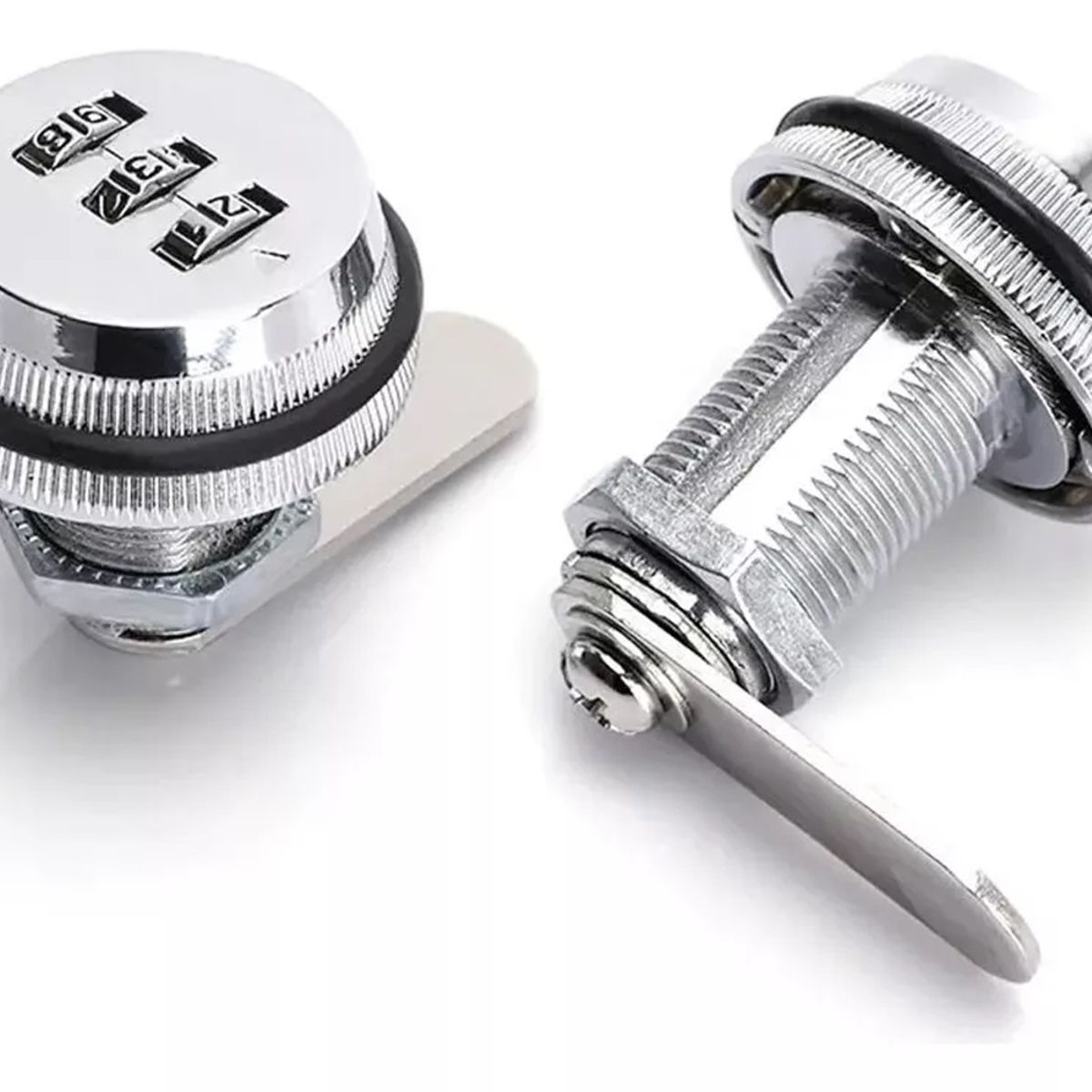 GENERICO - Cerradura Para Mueble Lockers Casilleros Cclave Envejecido 12mm