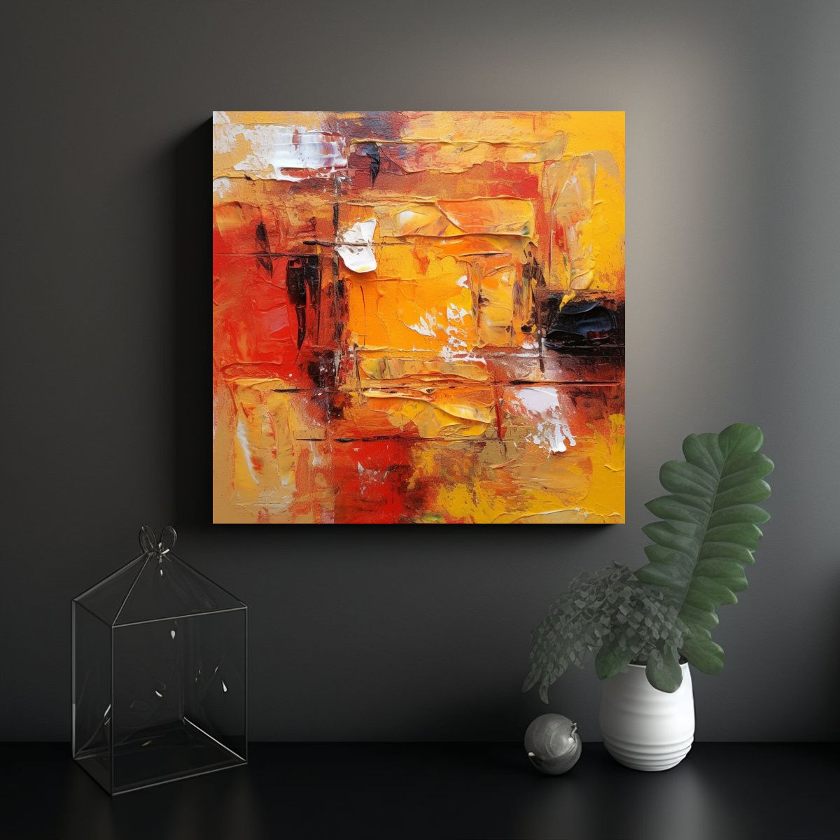 GENERICO - Pinturas De Decoración Moderna En Acrílicos 50x50 Cm