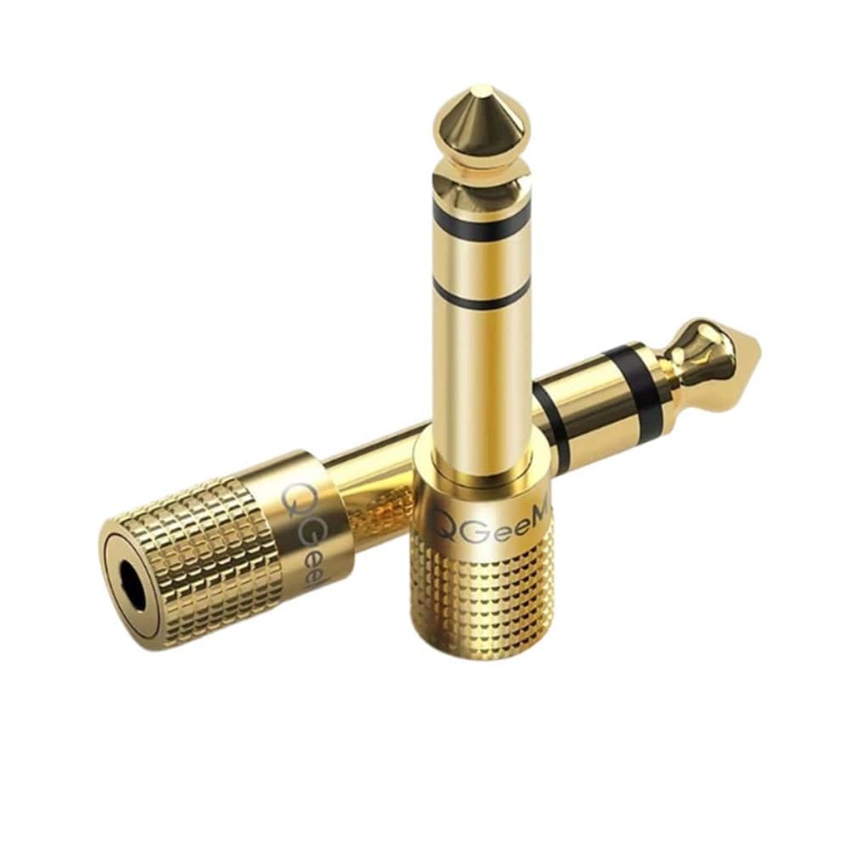 GENERICO - Adaptador Jack Hembra 3,5 Mm A Jack Macho 6,35 Mm