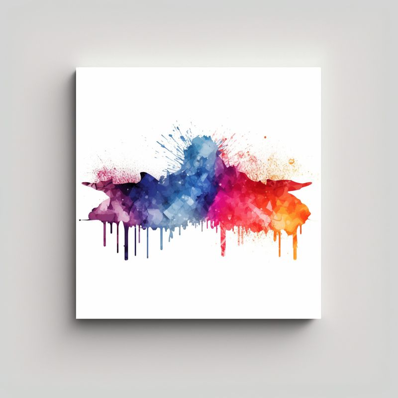 GENERICO - Cuadro Moderno Minimalista Para Decoración De 80x80 Cm