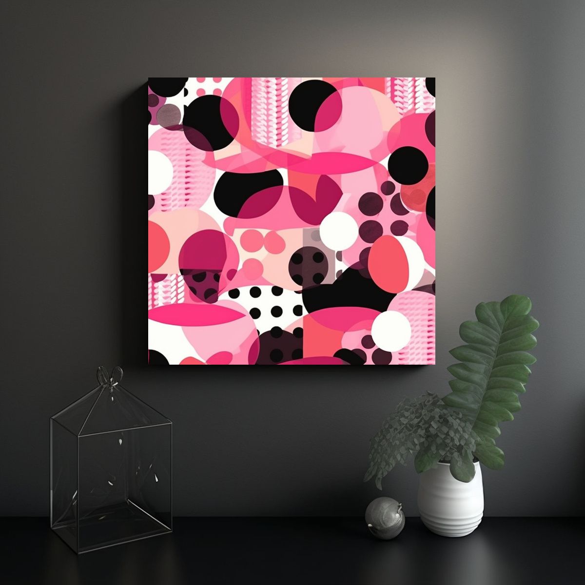 GENERICO - Diseño Abstracto Inspirado En Decoración 90x90 Cm