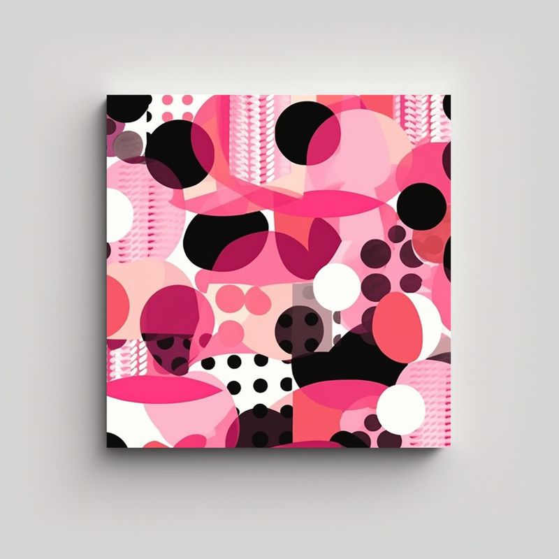GENERICO - Diseño Abstracto Inspirado En Decoración 50x50 Cm