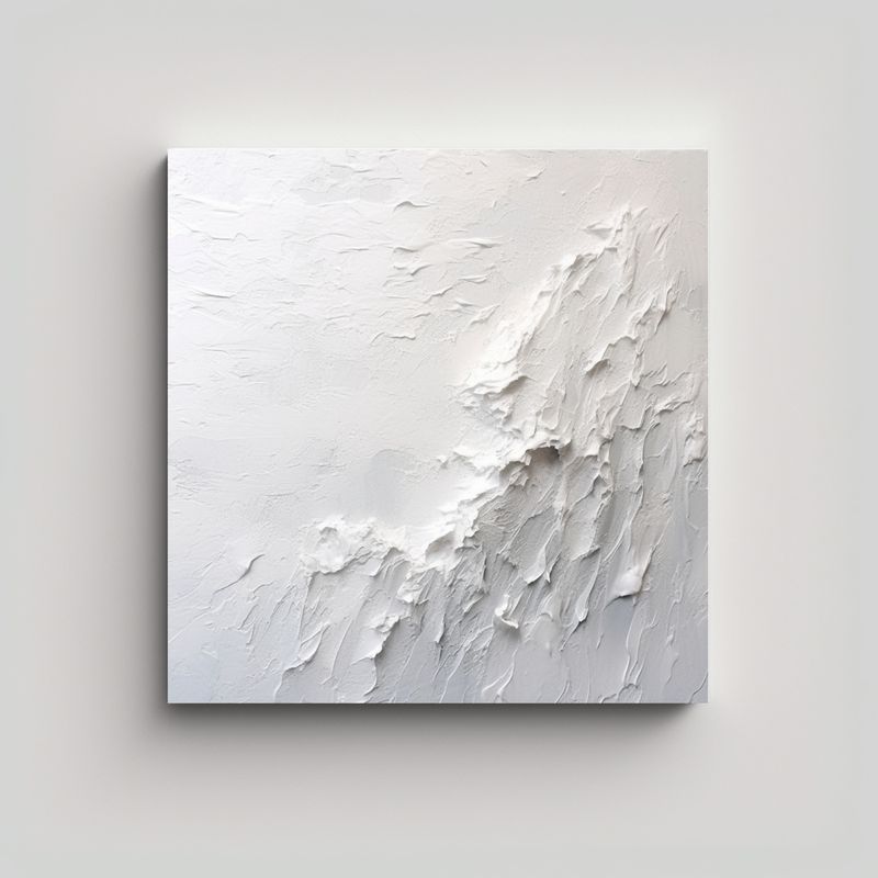 GENERICO - Pintura Moderna Minimalista Con Grueso Pincel, 80x80 Cm