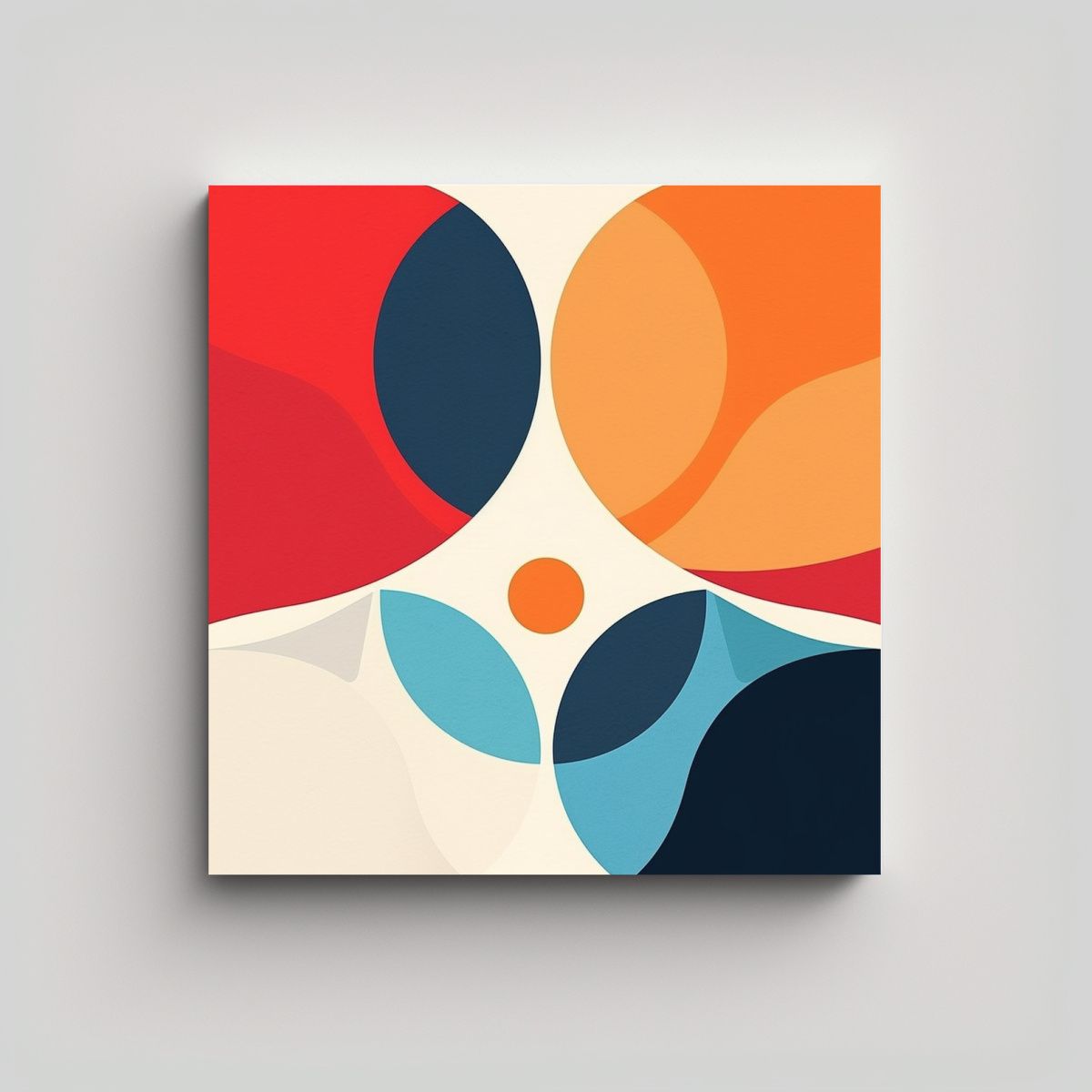 GENERICO - Cuadro Moderno Equilibrio Visual Minimalista En 50x50 Cm