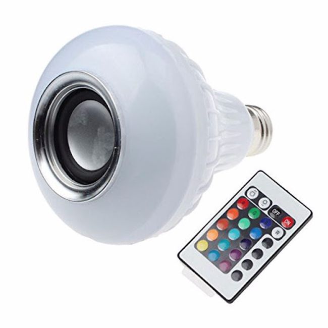 GENERICO - Ampolleta RGB con Parlante Bluetooth
